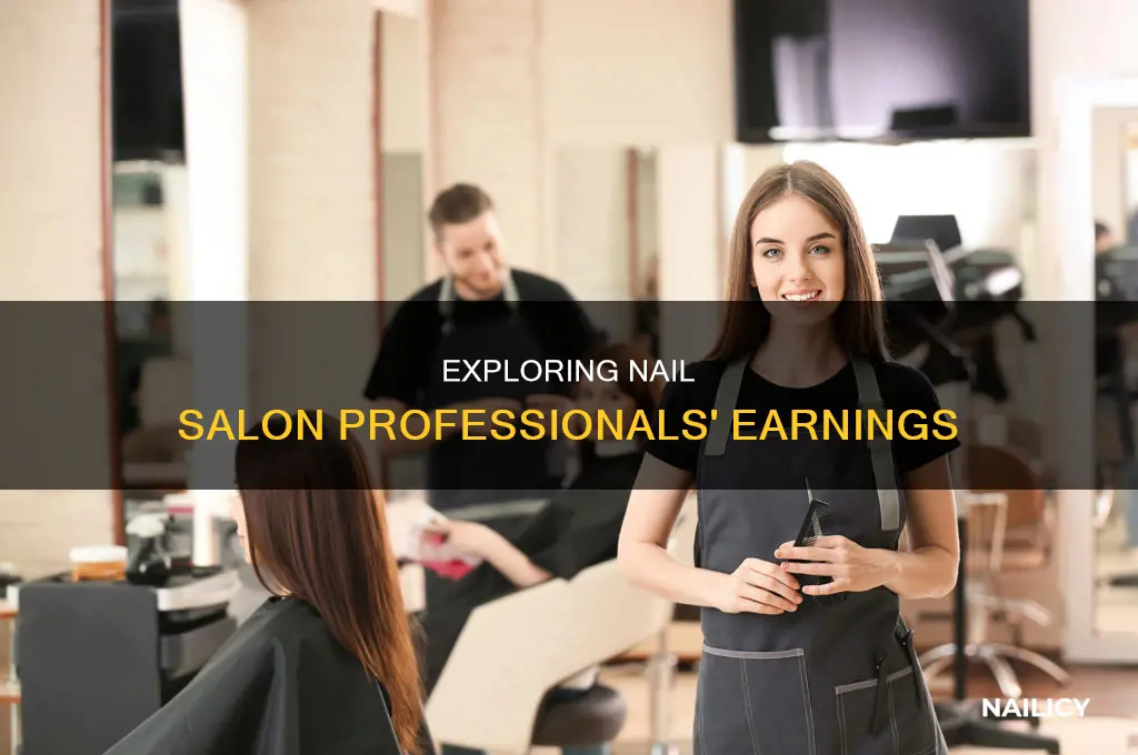 how much do nail salon peaple make