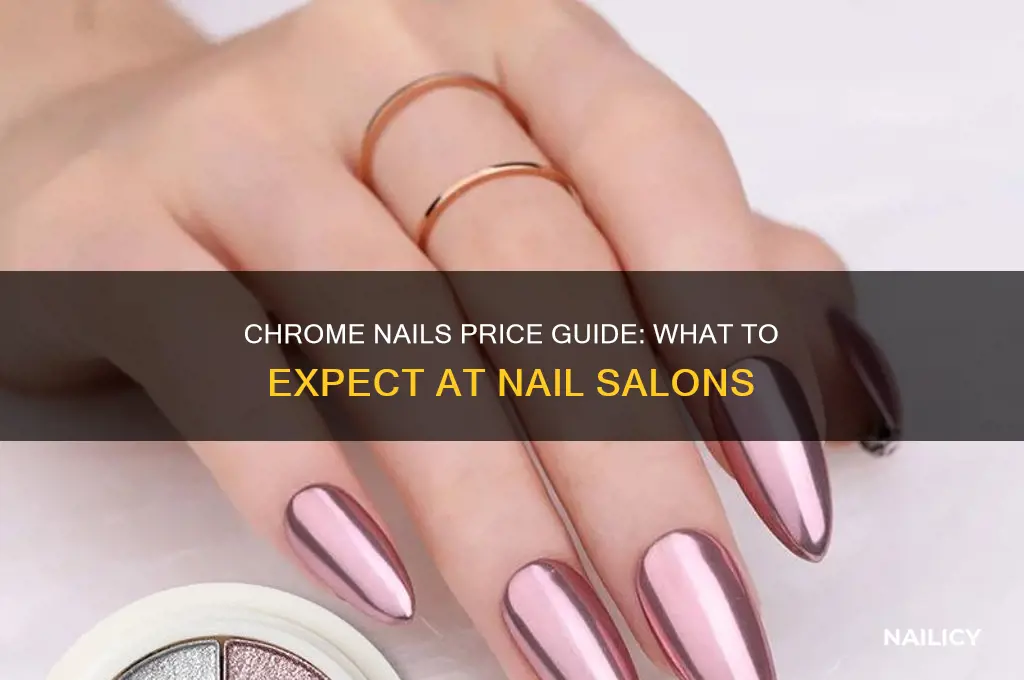 how much do nail salons charge for chrome