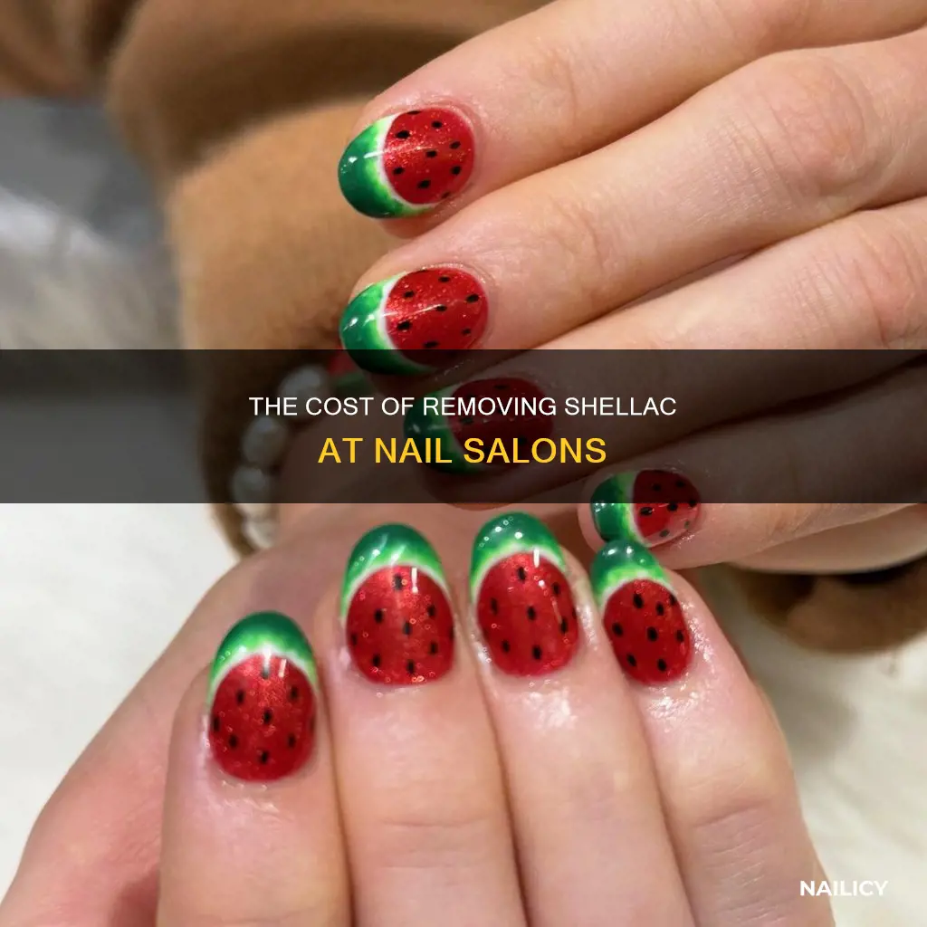 how much do nail salons charge to remove shellac