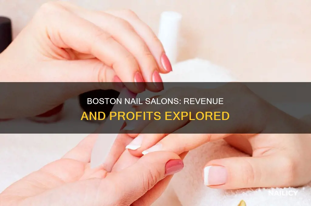 how much do nail salons make in boston