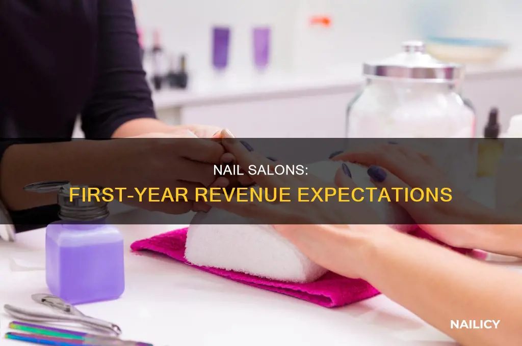 how much do nail salons make in their first year