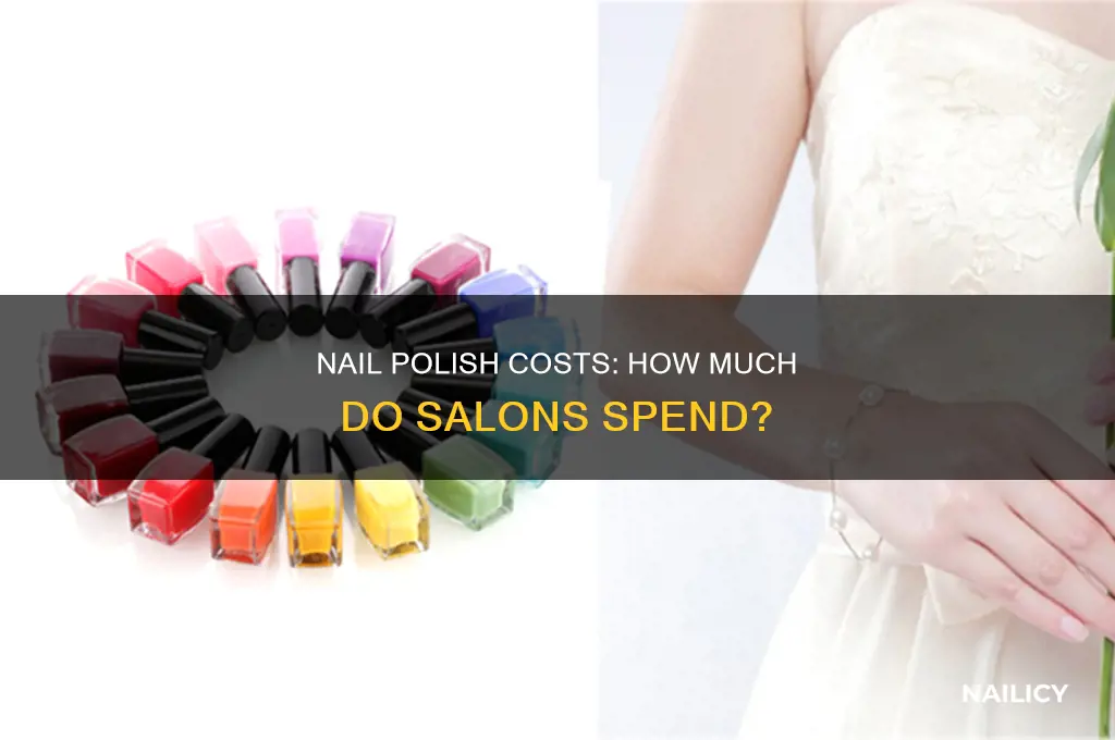 how much do nail salons spend on nail polish