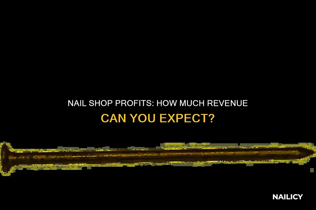 how much do nail shops make