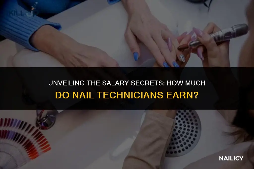 how much do nail tech get paid