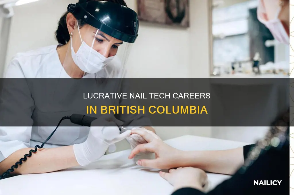 how much do nail technicians make in bc