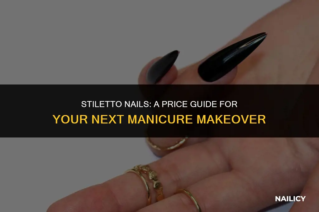 how much do stiletto nails cost to get done