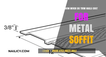 Trim Nails for Metal Soffit: How Much Do They Cost?