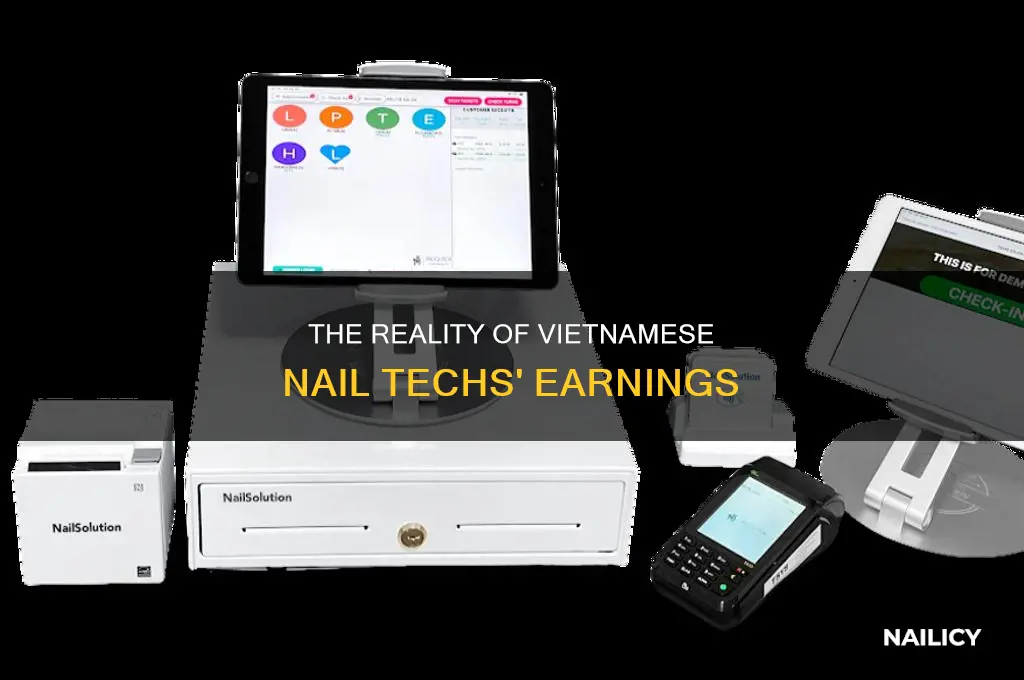 how much do vietnamese nail techs make