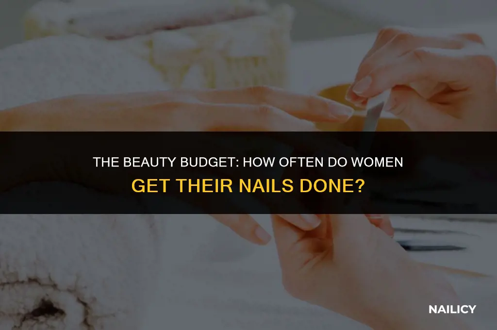 how much do women get their nails done