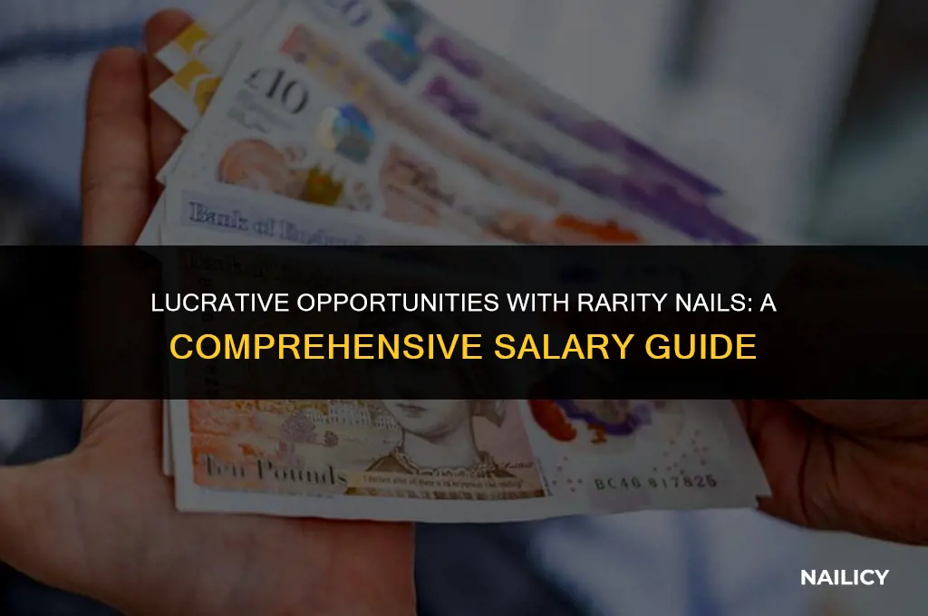 how much do you get paid with rarity nails