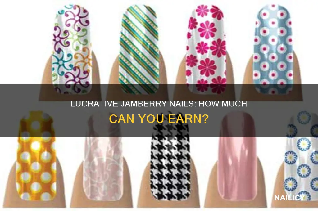 how much do you make selling jamberry nails