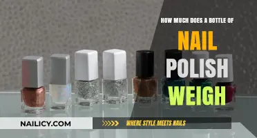 Unveiling the Surprising Weight of a Standard Nail Polish Bottle