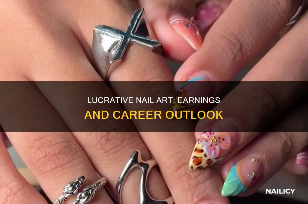 how much does a nail artist make