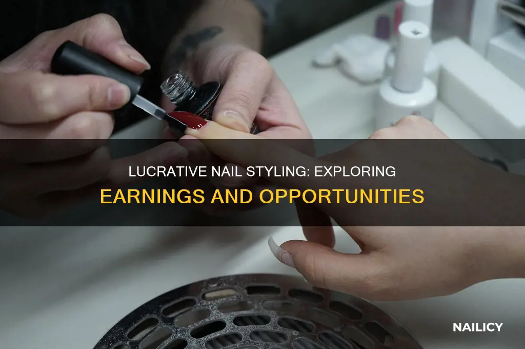 how much does a nail stylist make