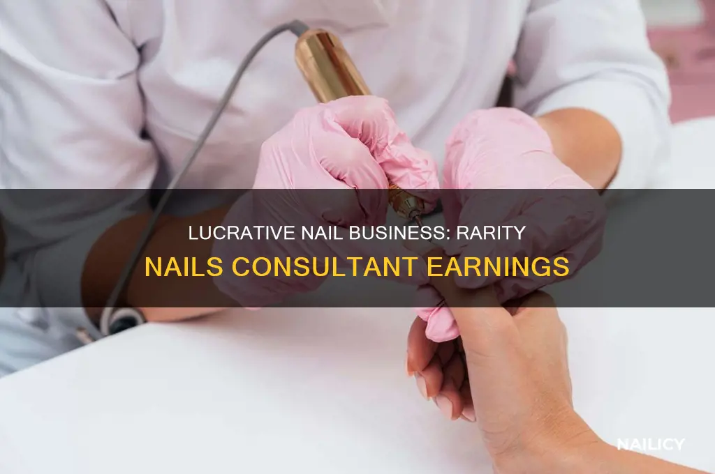 how much does a rarity nails consultant make