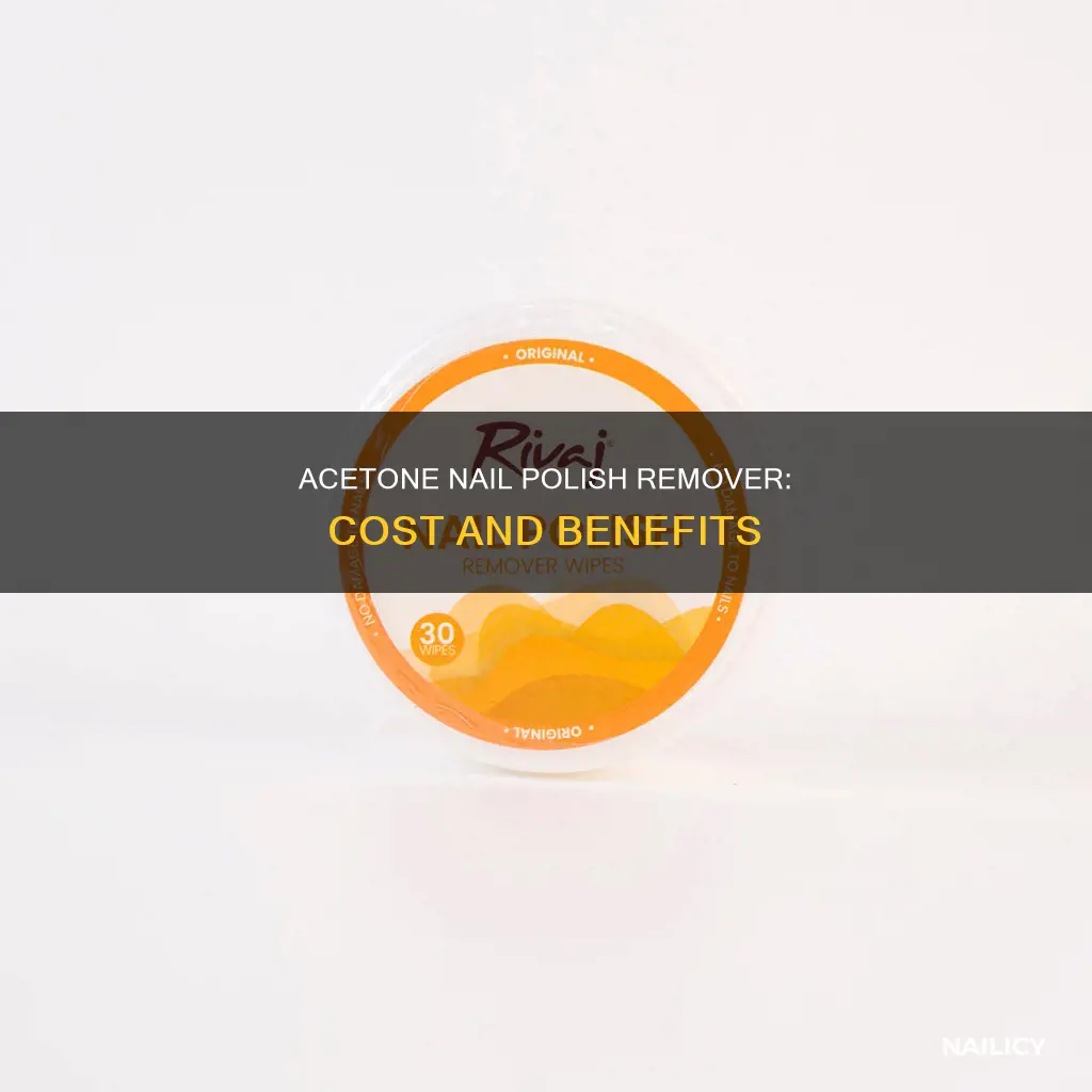 how much does acetone nail polish remover cost
