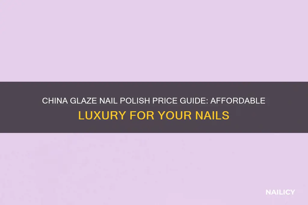 how much does china glaze nail polish cost