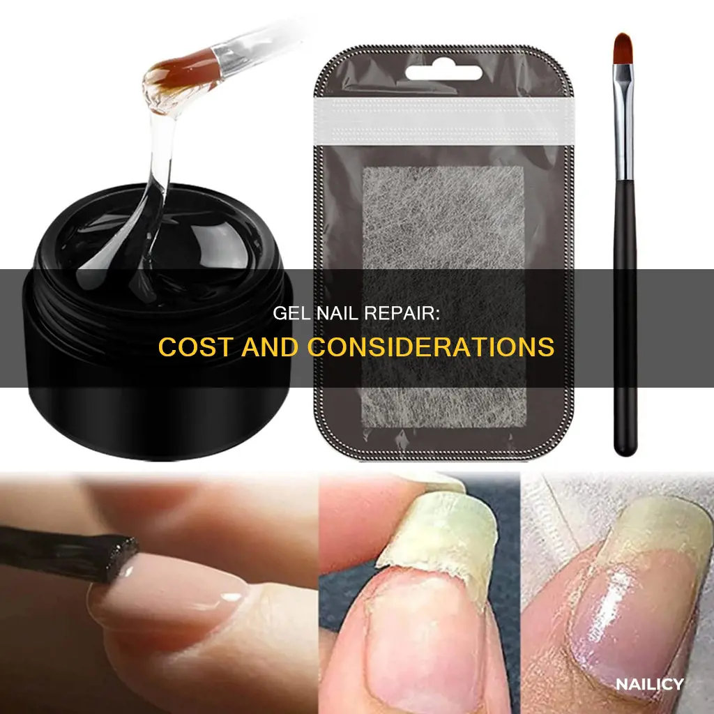 how much does it cost to fix a gel nail