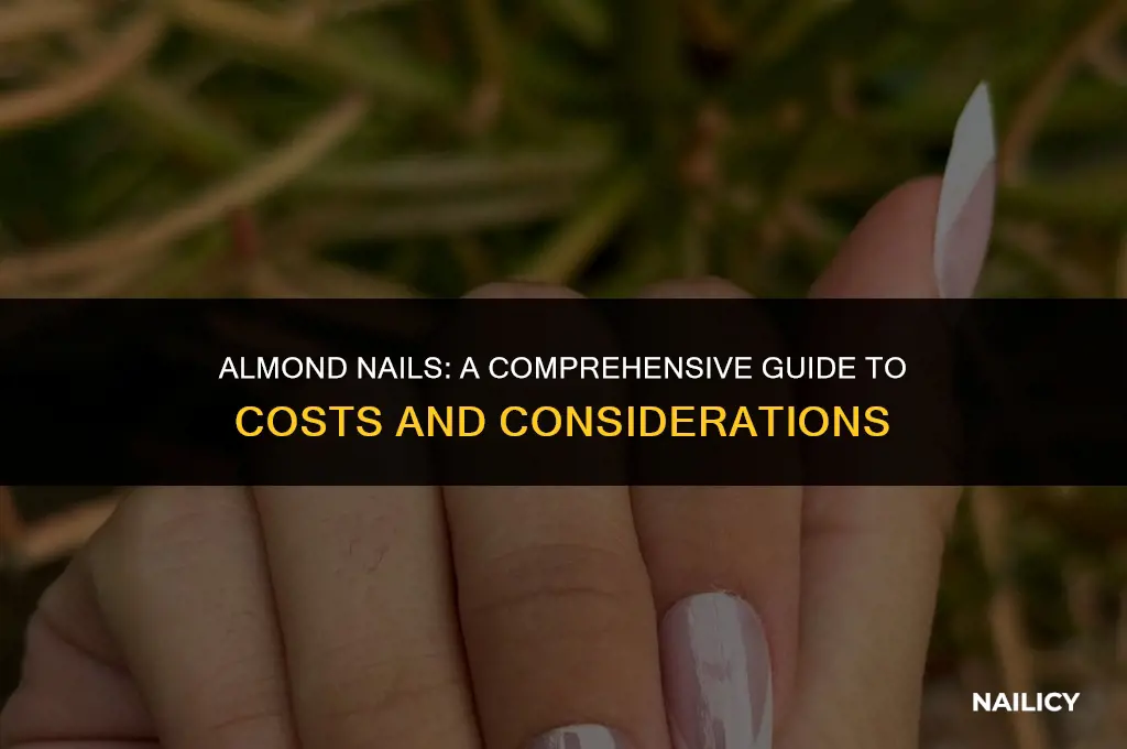 how much does it cost to get almond nails