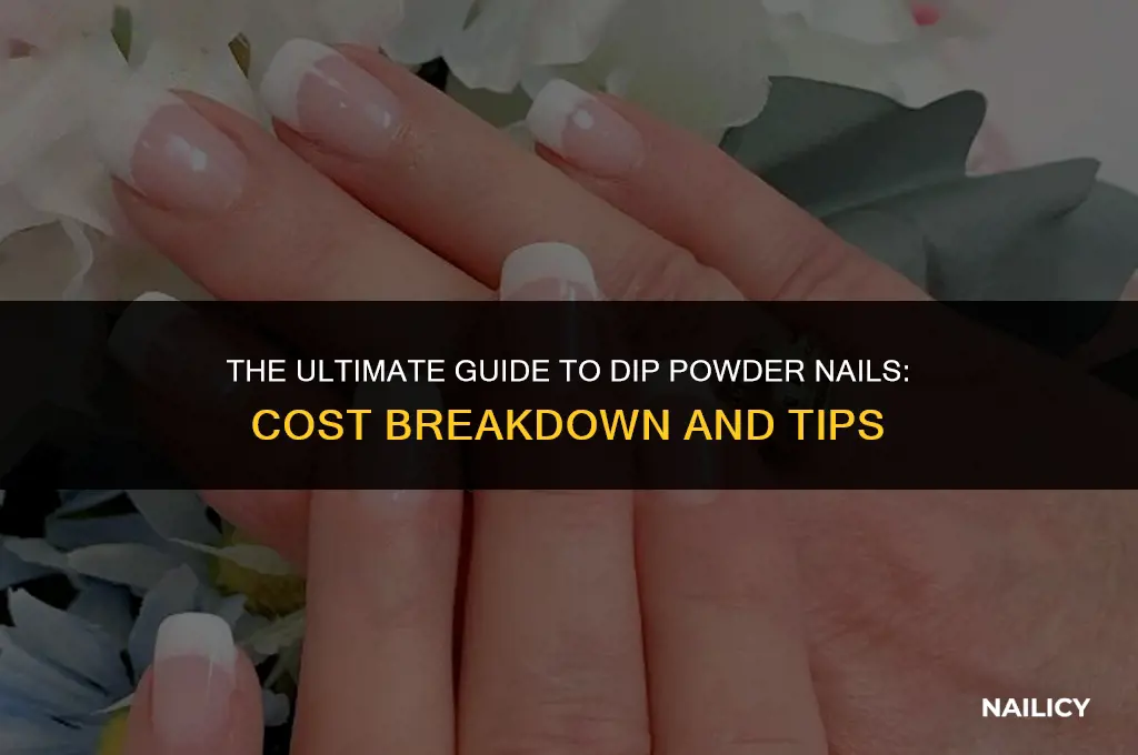 how much does it cost to get dip powder nails