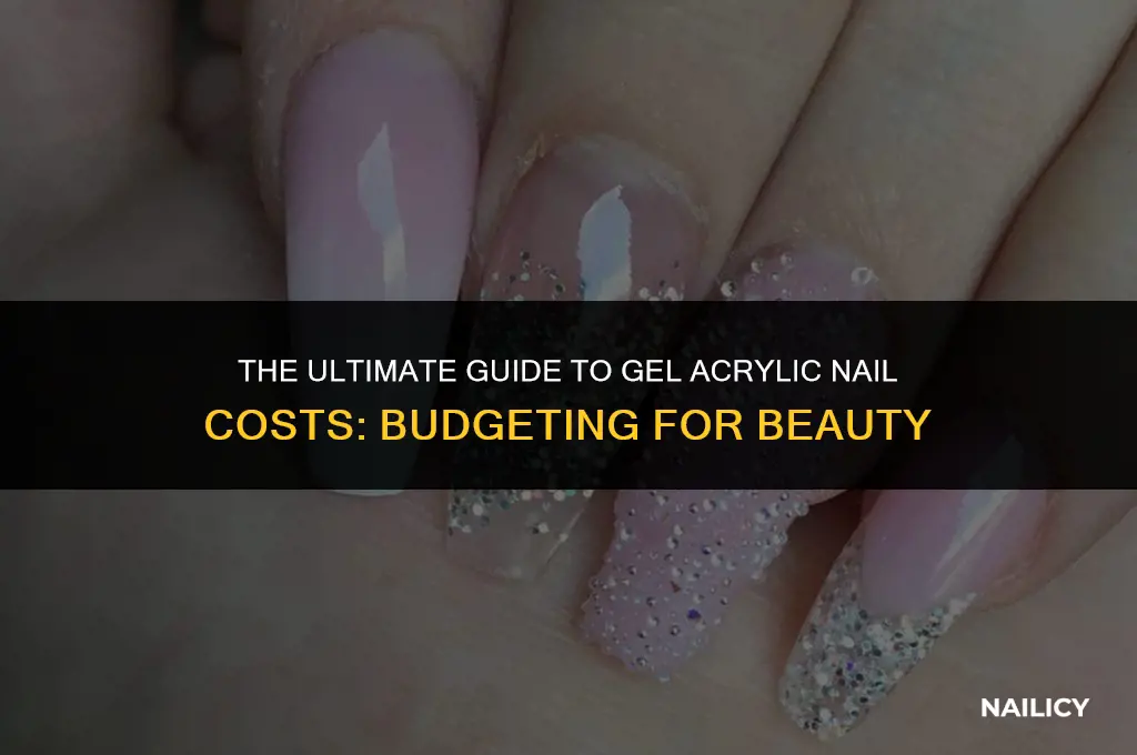 how much does it cost to get gel acrylic nails