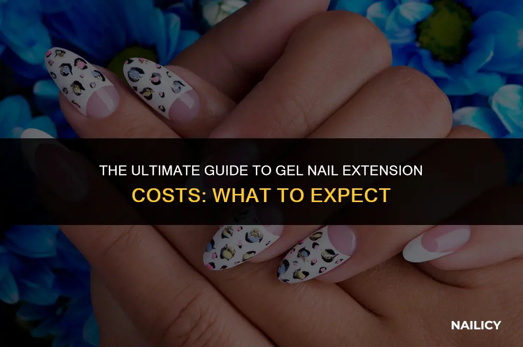 how much does it cost to get gel nail extensions