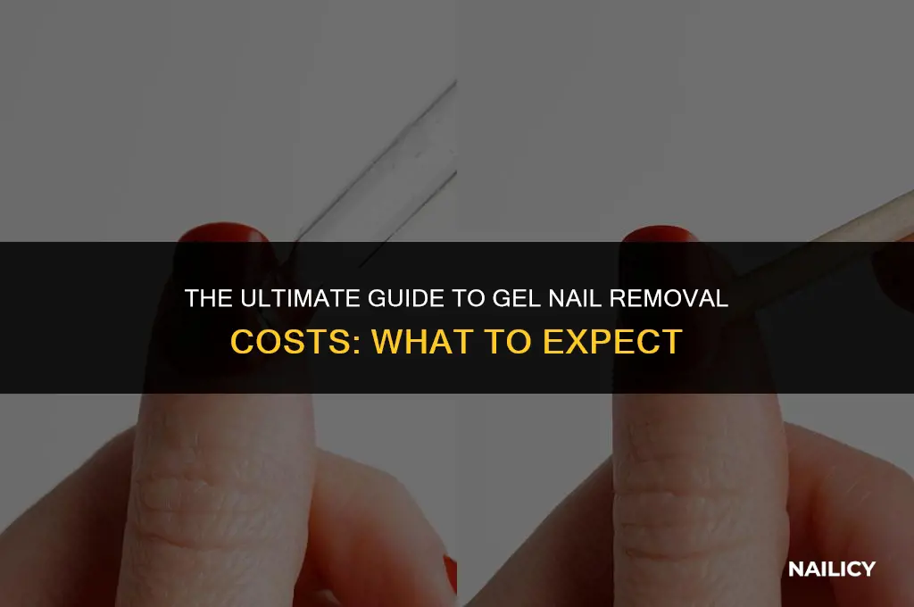 how much does it cost to get gel nails off