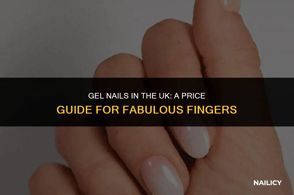 how much does it cost to get gel nails uk