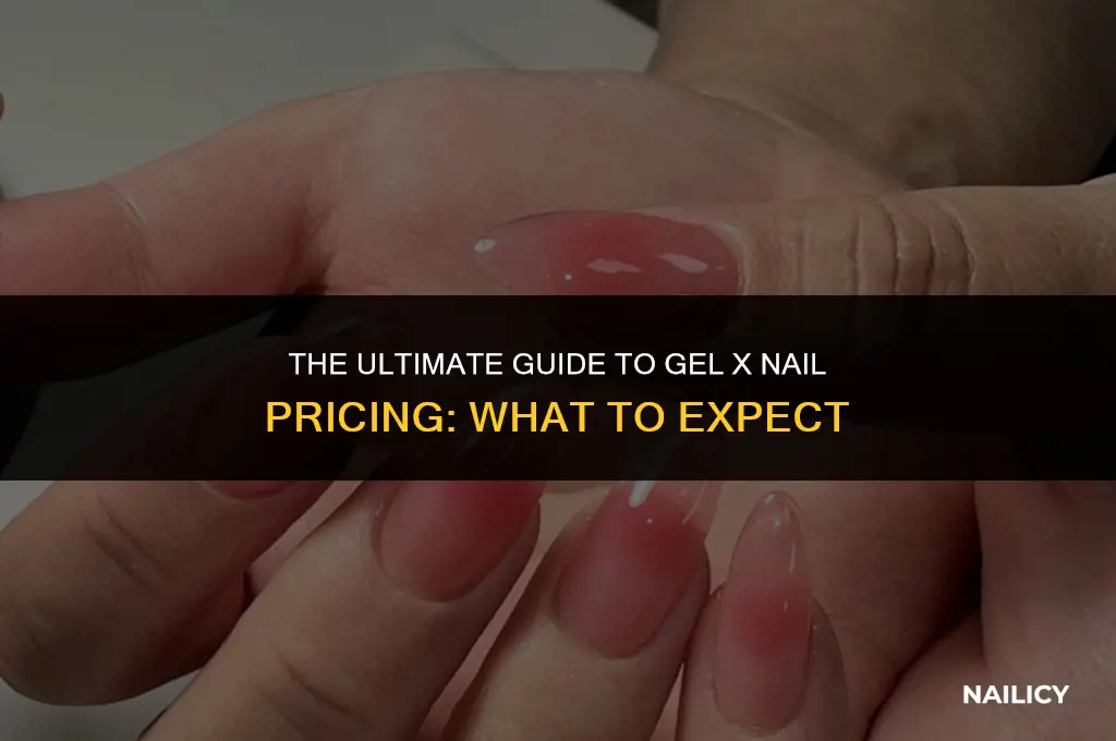 how much does it cost to get gel x nails
