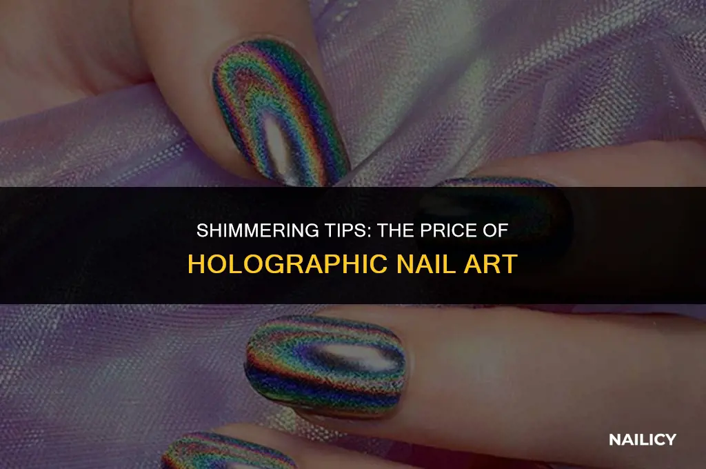 how much does it cost to get holographic nails