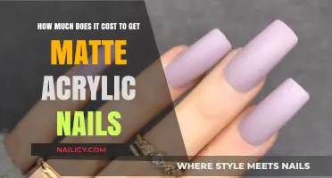 Budget-Friendly Beauty: The Cost of Matte Acrylic Nails