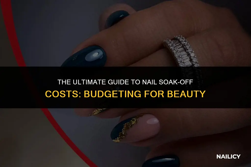 how much does it cost to get nails soaked off