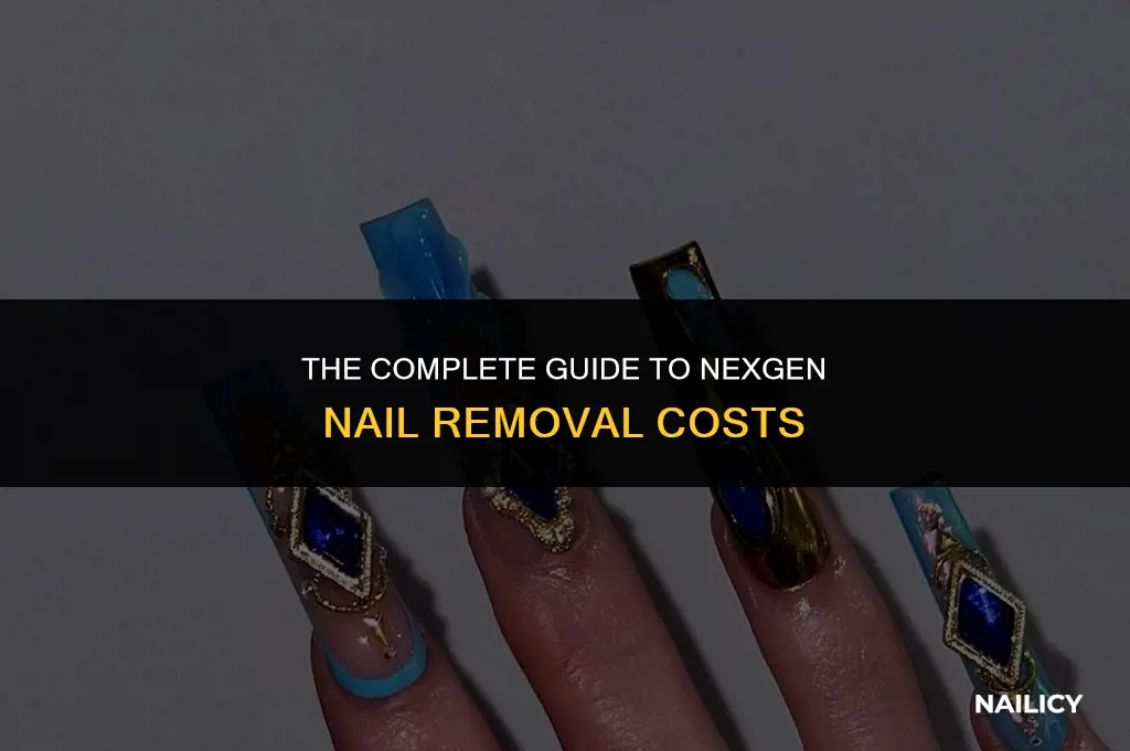 how much does it cost to get nexgen nails removed