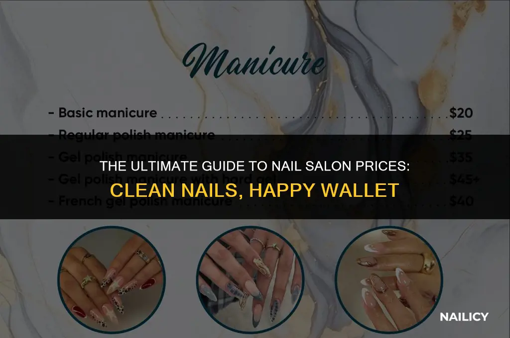 how much does it cost to get your nails clean