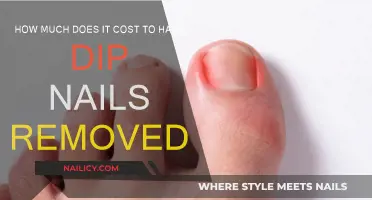 The Cost of Removing Dip Nails