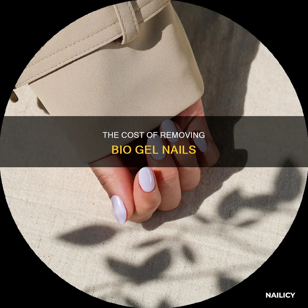 how much does it cost to remove bio gel nails