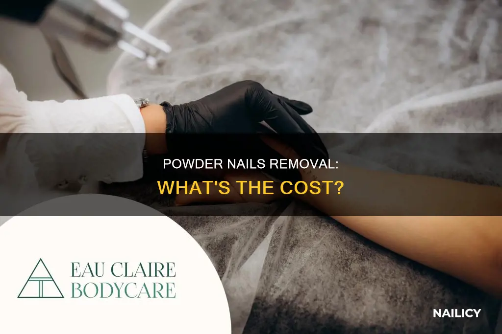 how much does it cost to remove powder nails