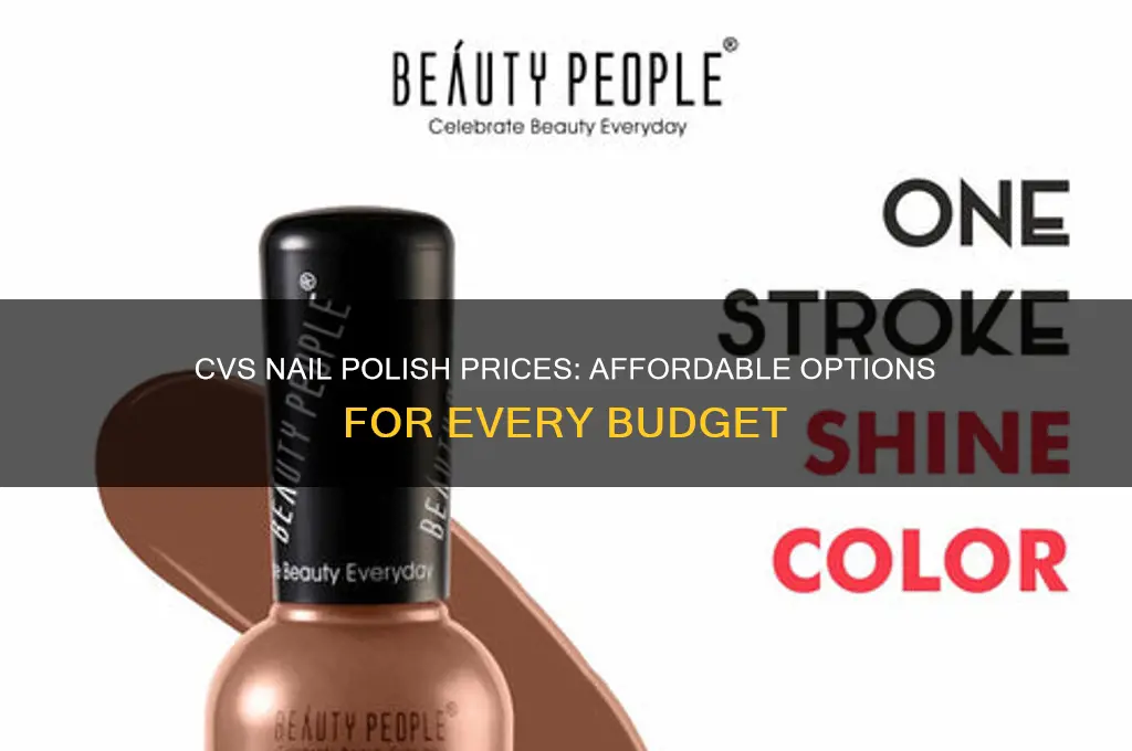 how much does nail polish cost at cvs