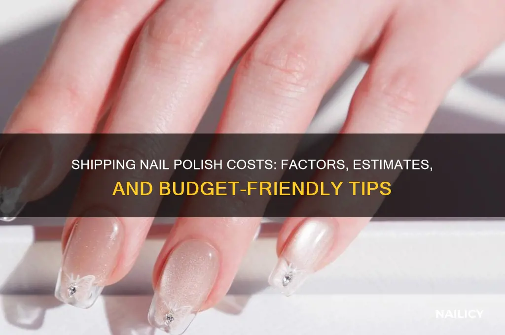 how much does nail polish cost to ship
