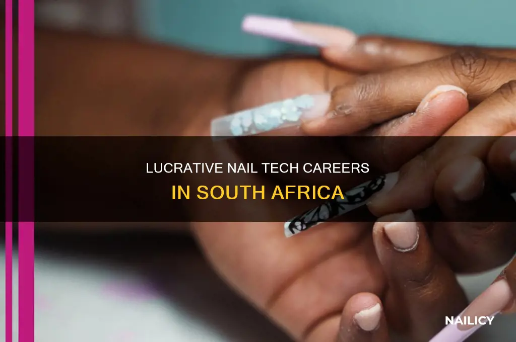 how much does nail tech make in south africa