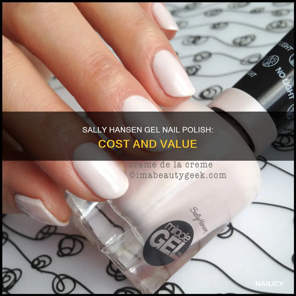 how much does sally hansen gel nail polish cost
