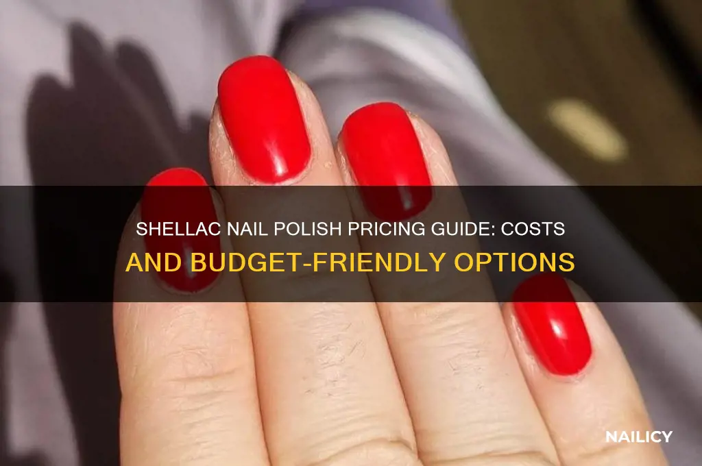 how much does shellac nail polish cost