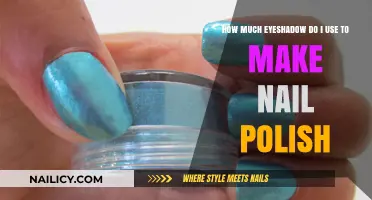 Transform Eyeshadow into Nail Polish: Perfect Amount Guide