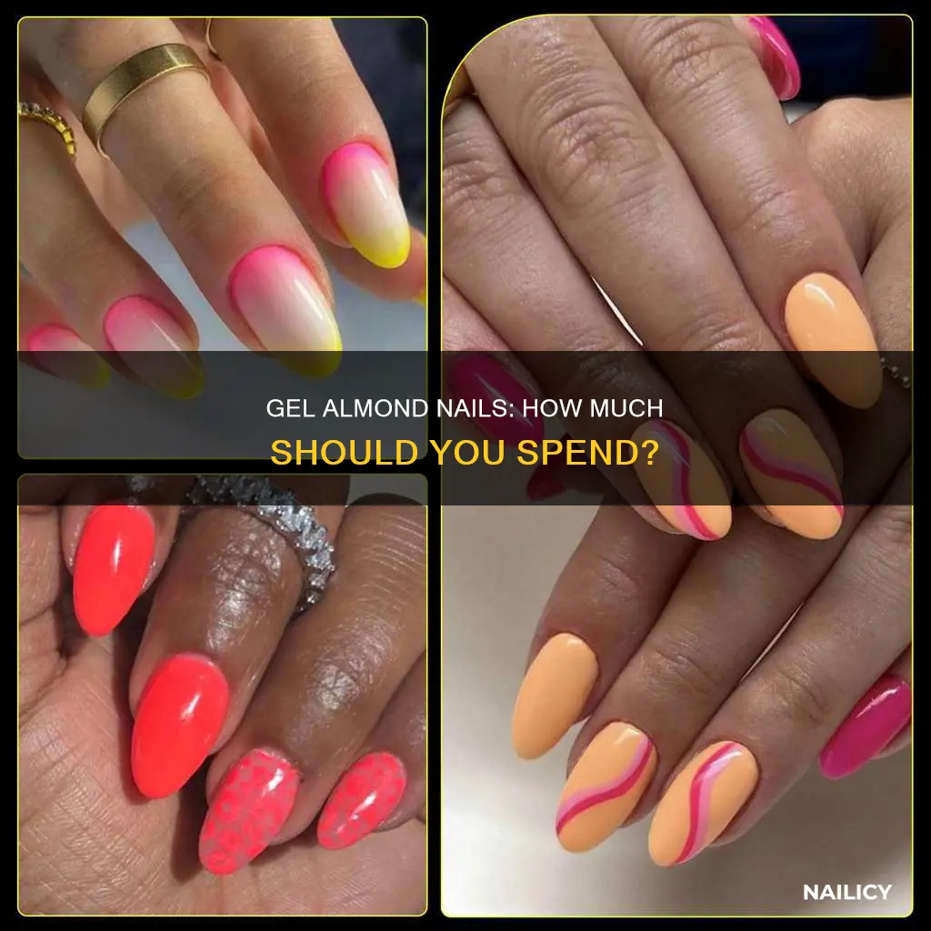how much for gel almond nails