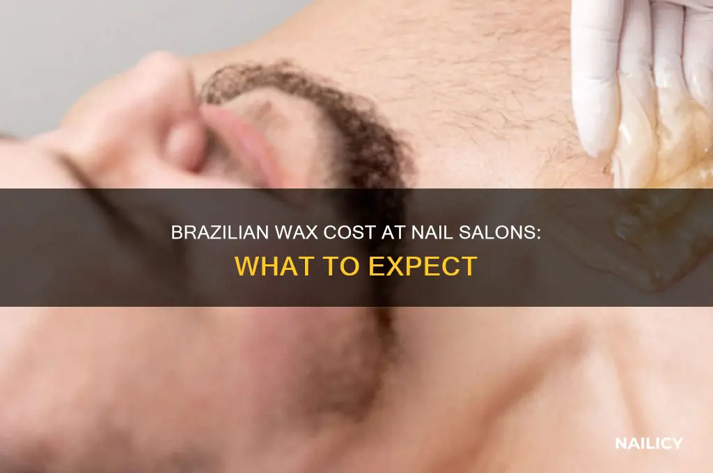 how much is a brazilian wax at a nail salon