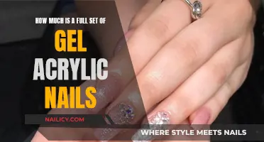 Gel Acrylic Nails: The Cost of a Full Set