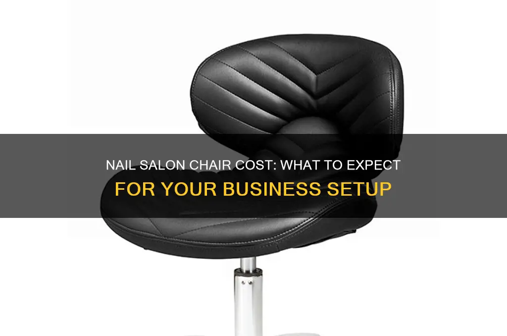 how much is a nail salon chair