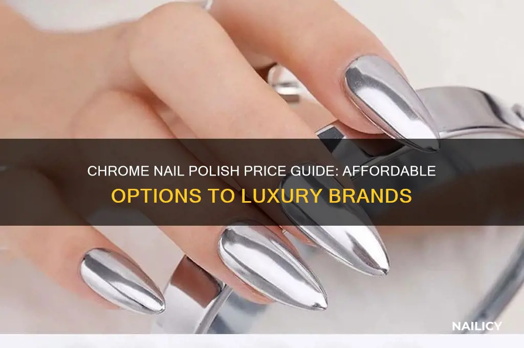 how much is chrome nail polish