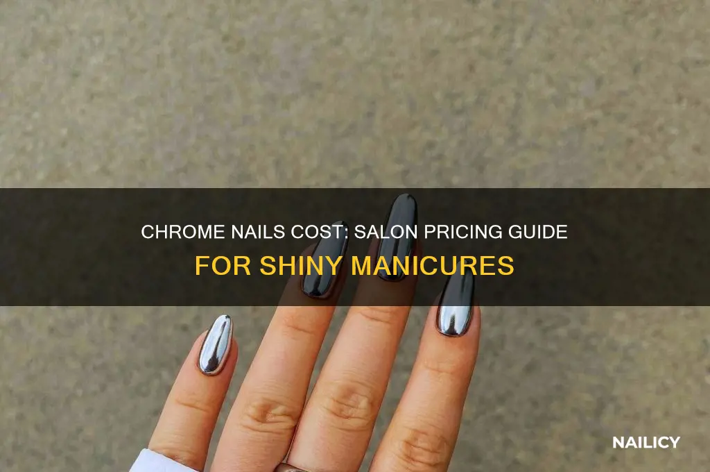 how much is chrome nails at a salon