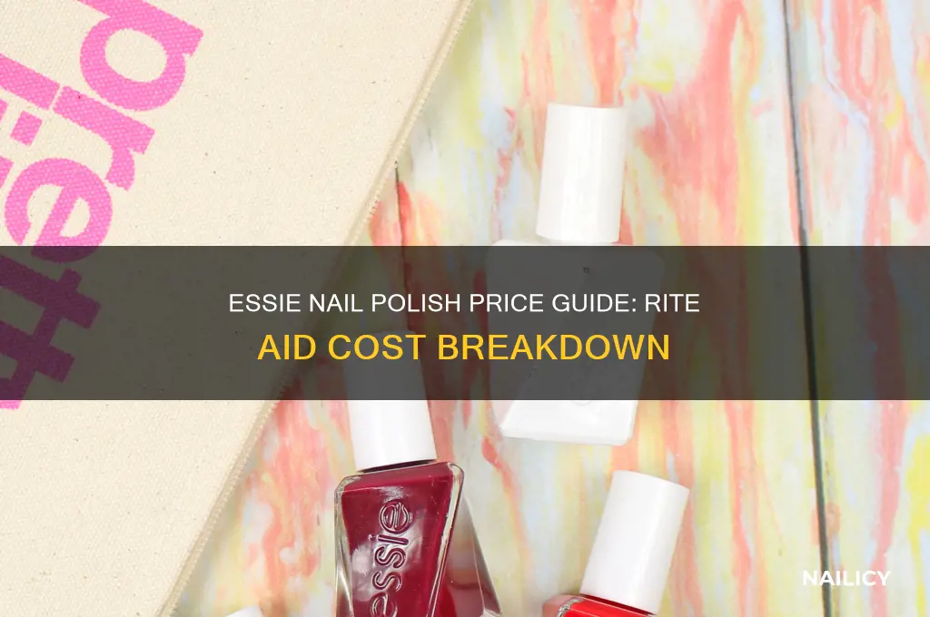 how much is essie nail polish at rite aid